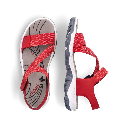 Rieker Red Walking Sandal 68871-68